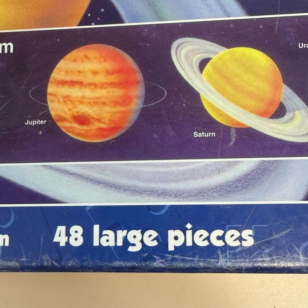 VTG 2003 MCGRAW HILL CHILDREN’S PUBLISHING “OUR SOLAR SYSTEM” GIANT FLOOR PUZZLE